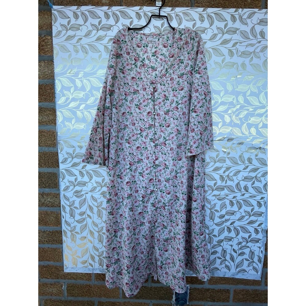 Axes Femme Cottagecore Floral Maxi Dress Rose Print Mori Girl Coquette Aesthetic